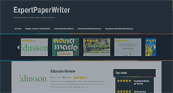 Desktop Screenshot of expertpaperwriter.com